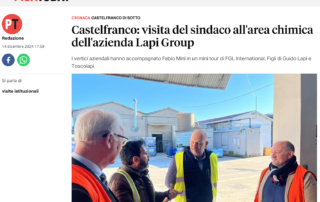 visita sindaco mini area chimica lapi group