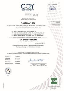 Certificazione ambientale UNI EN ISO 14001 2015